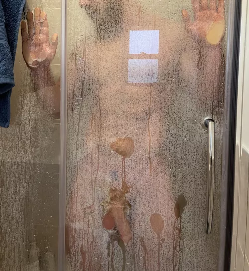 Washing my beard and cock in a steamy hot shower. by Bearded_alpha1