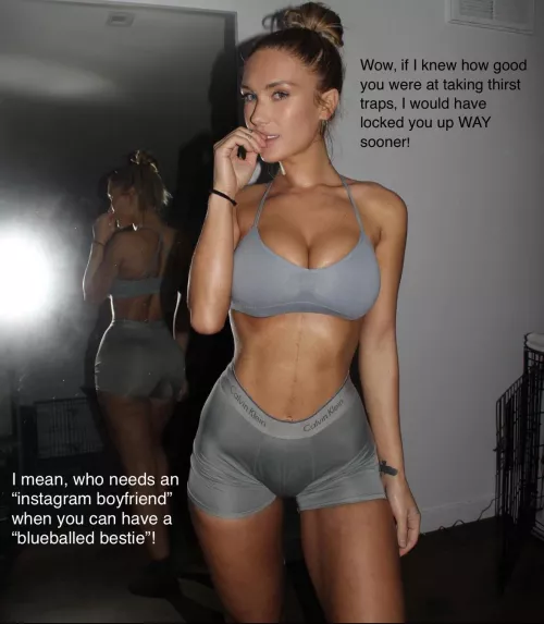 Who needs an “Instagram boyfriend” when you can have a “blueballed bestie” by captionpatreon