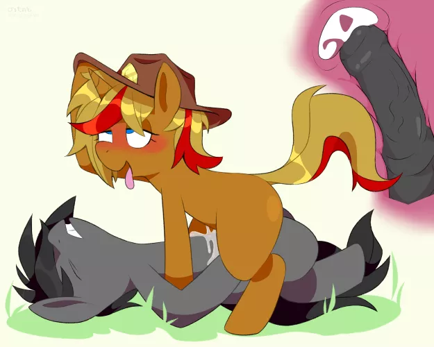 X-RAY fuck cowgirl style [MF] (OC) by BLentin