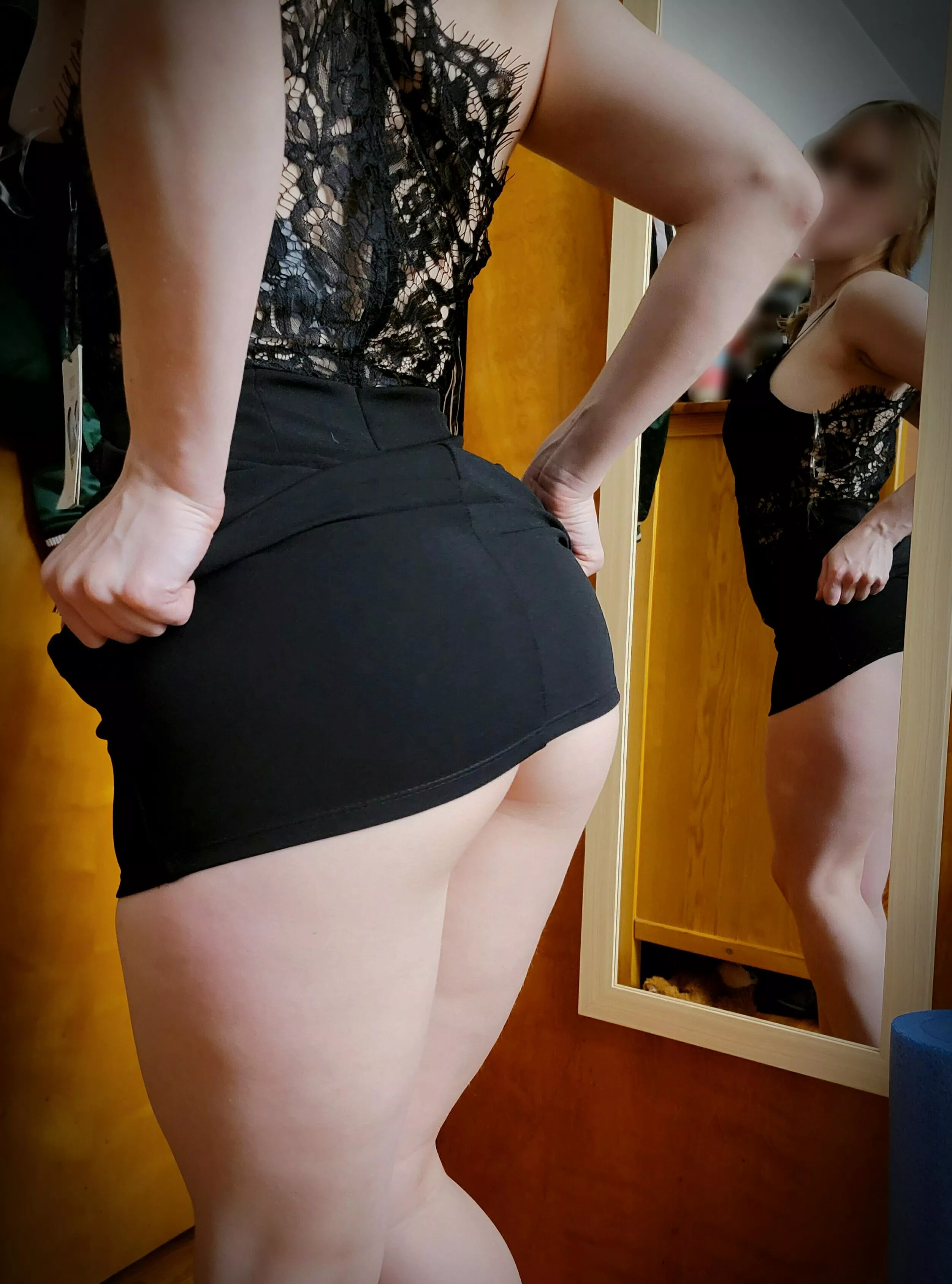 Can't hide her excitement for date night posted by Durden_Specter