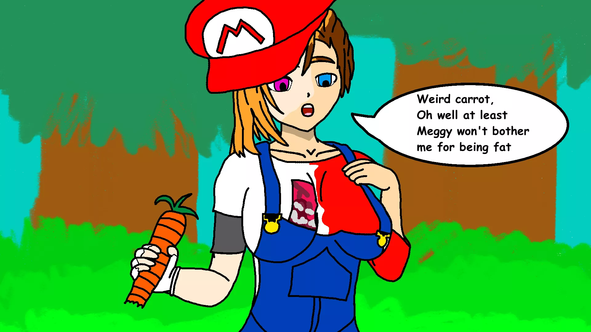 Eating Vegetables does wonders (Meggy TG) posted by Annonynnonymous