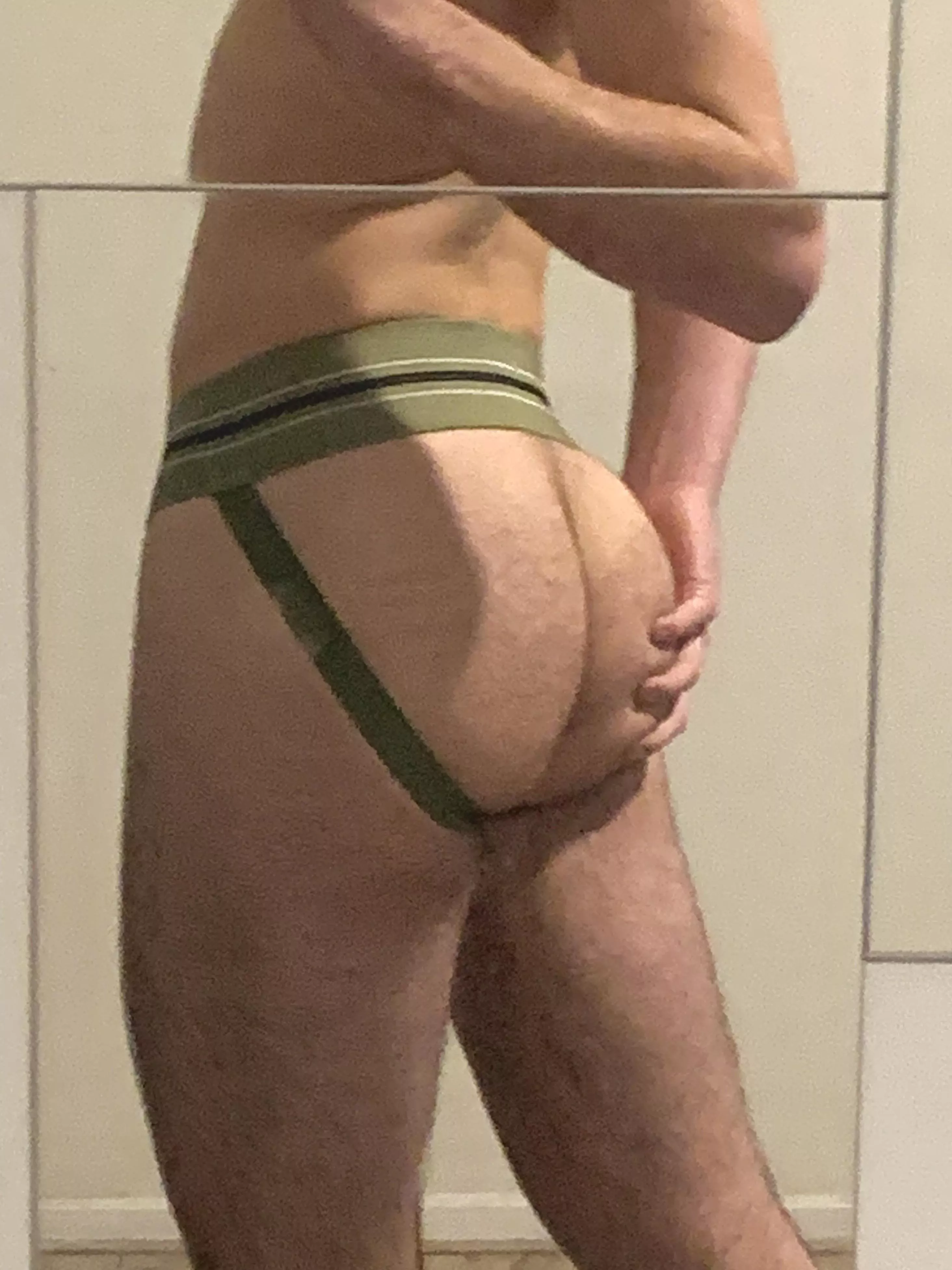 I love this jock but do you think my butt looks good in this? posted by cedar_lumiere