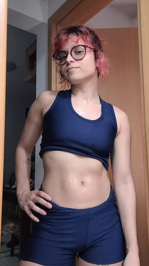 If you are not getting this sweaty after working out you are doing it wrong by kim-impossiblex3