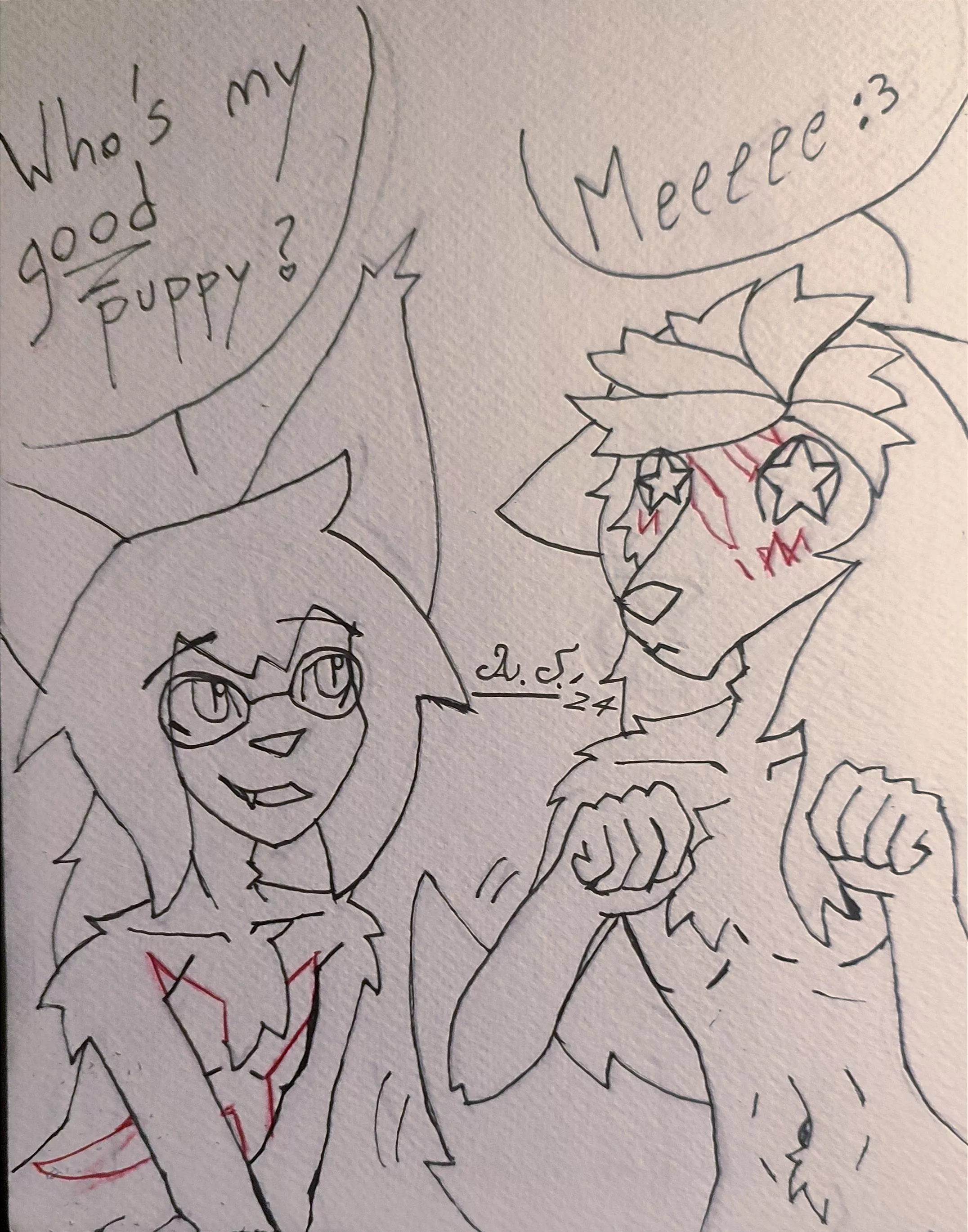 Inked the silly stuff (By me- 09/02/2024l posted by Dalek_Sath