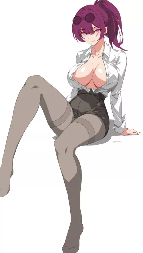 Kafka [Honkai Star Rail] by CheetahSperm18