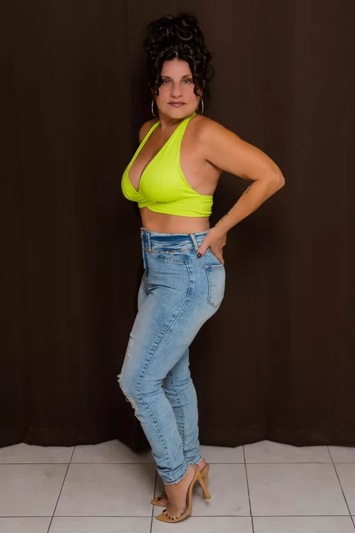 Let it all hang out with a halter top. by Blue-Eyed-Pint-Sized