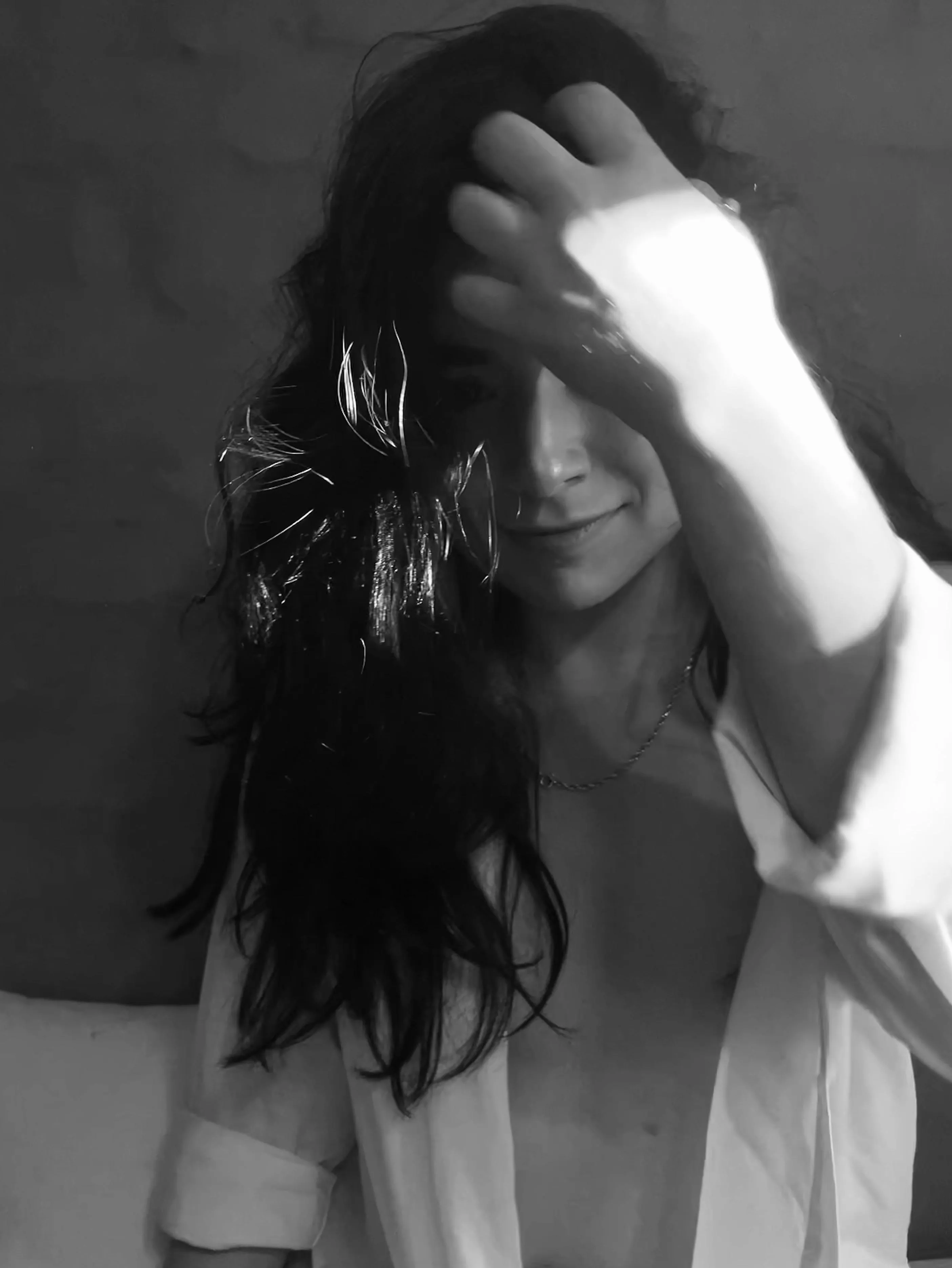 Like the moon; part of her is always hidden. posted by vesta_a