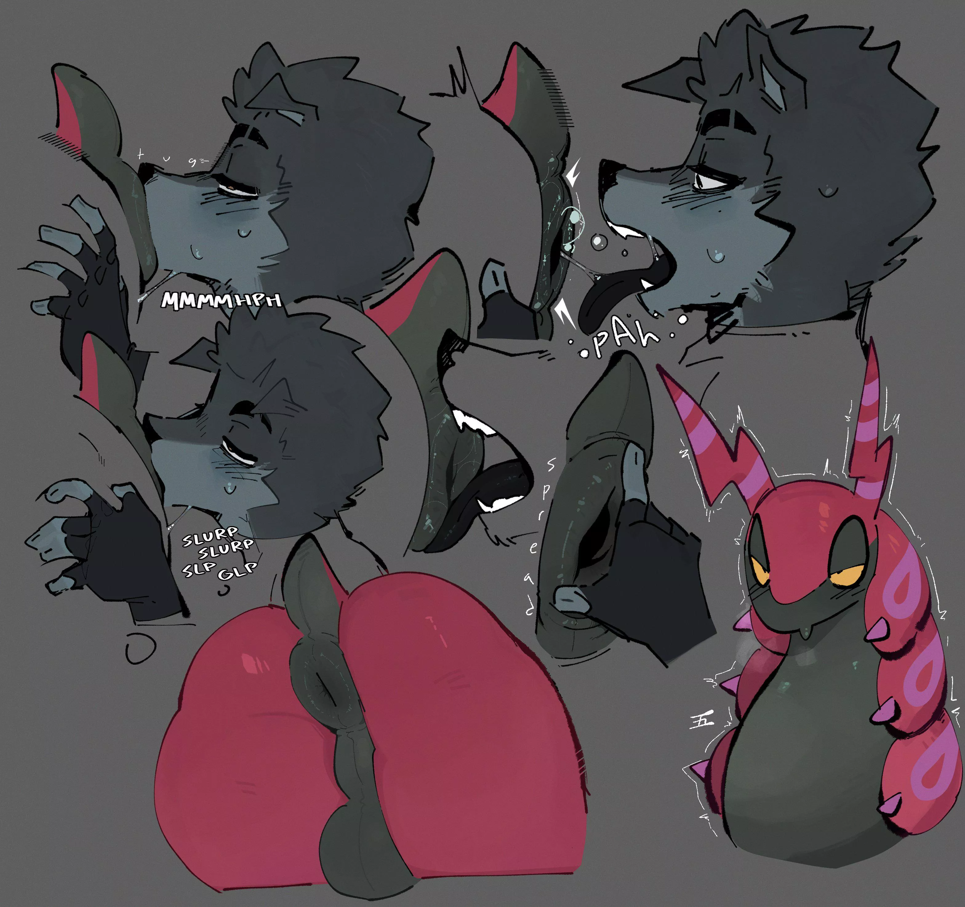 [MM] Eating a tasty Scolipede donut! [goonie-san] posted by elanUnbound