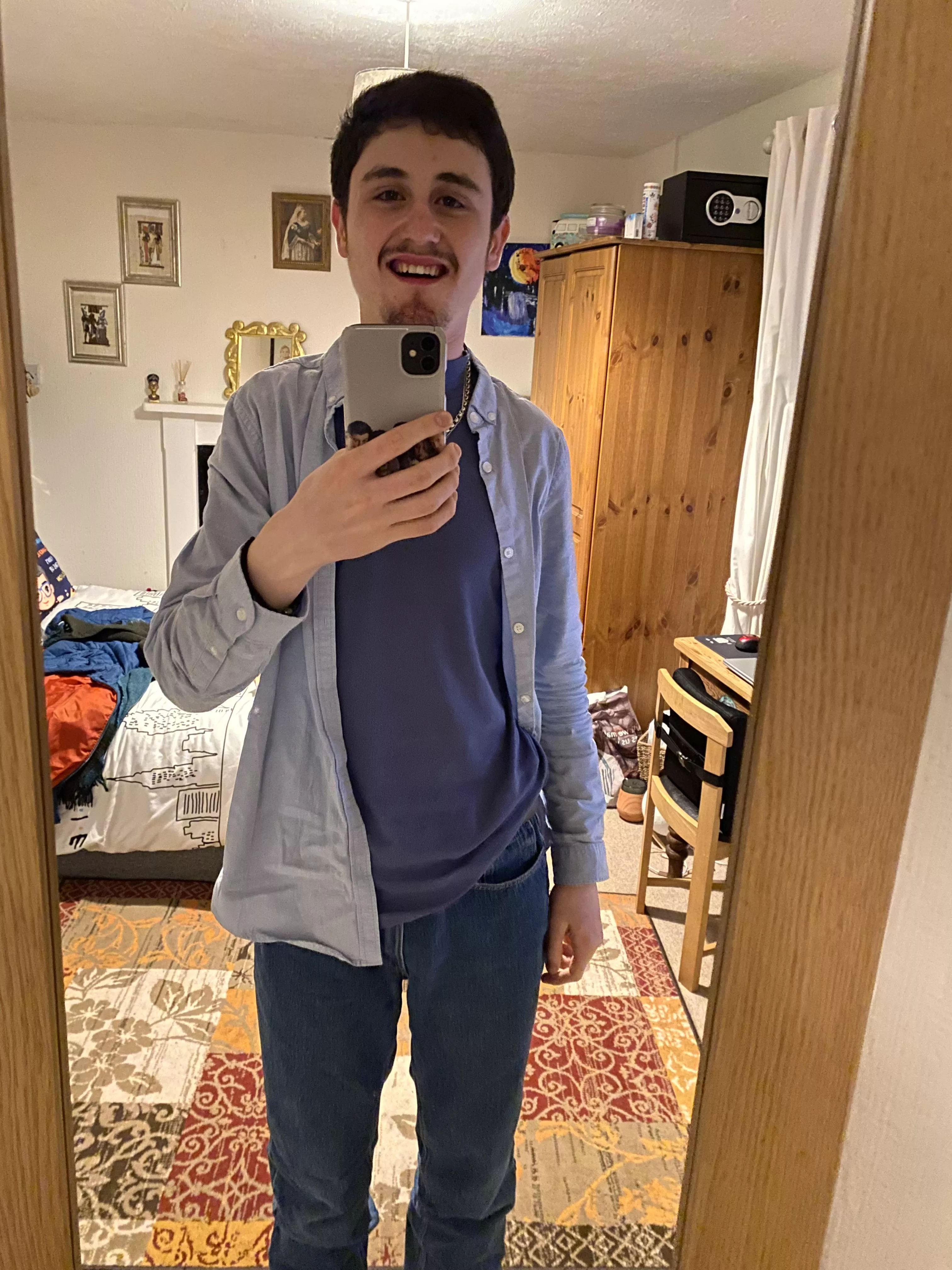 Ok! Not feeling too great about myself today so I dunno watcha think? posted by Ok_Employer_3618