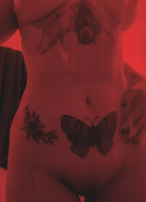 Shower under red light 🌹 by Limp_Trifle_9832