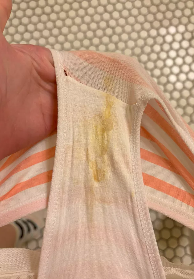 This is how my crusty ovulation panties look... posted by PetiteTyrant