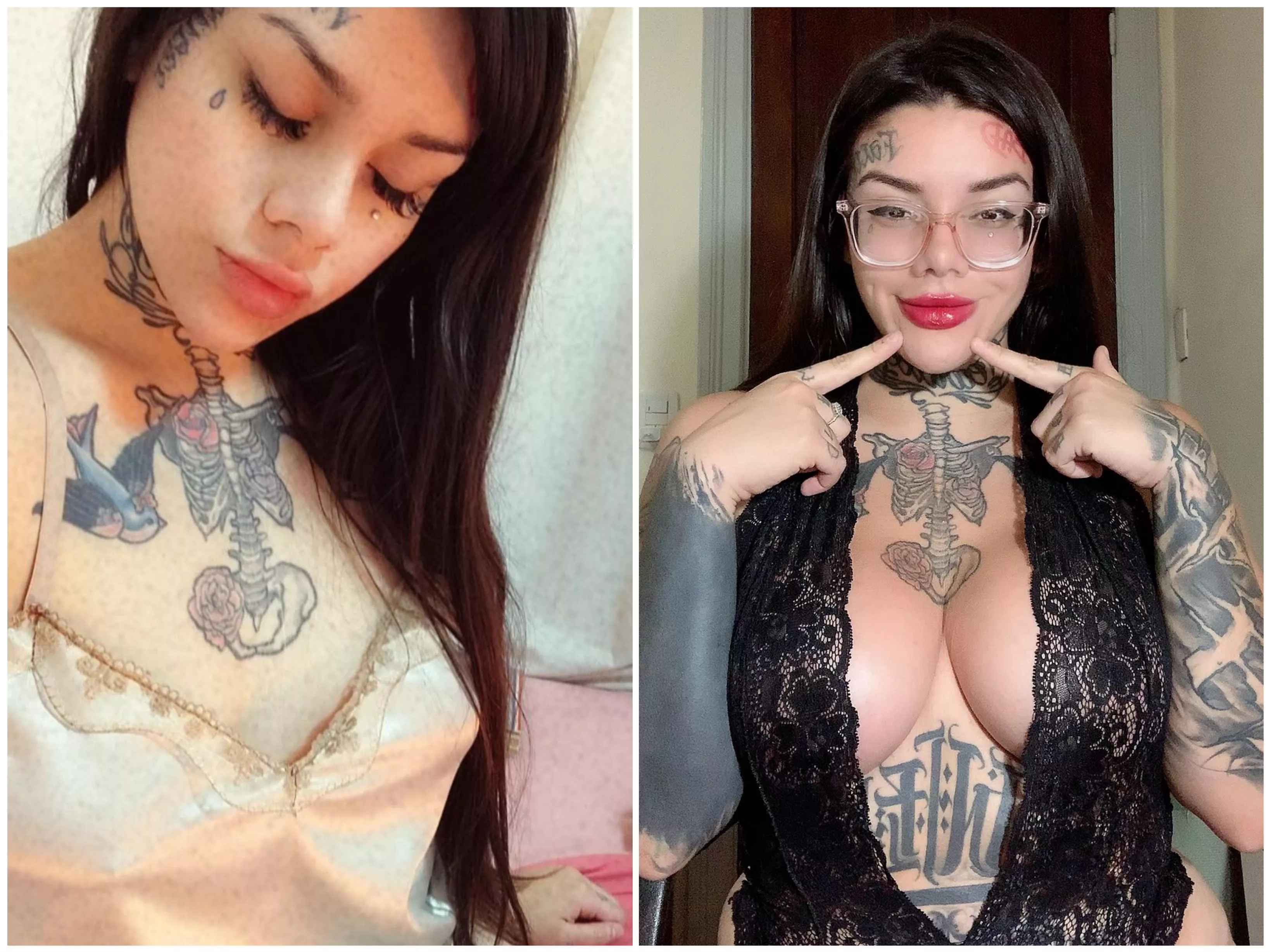Boobs and lips posted by virtualbaby69