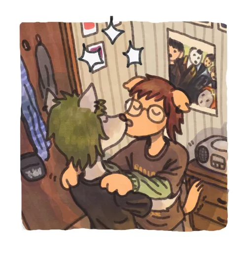 First Kiss (@jankapnoc) by janm_art