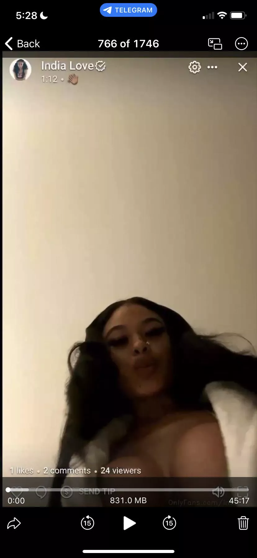 .Full OF LIVE FOR 20 dm me. posted by Fun-Cell-9228