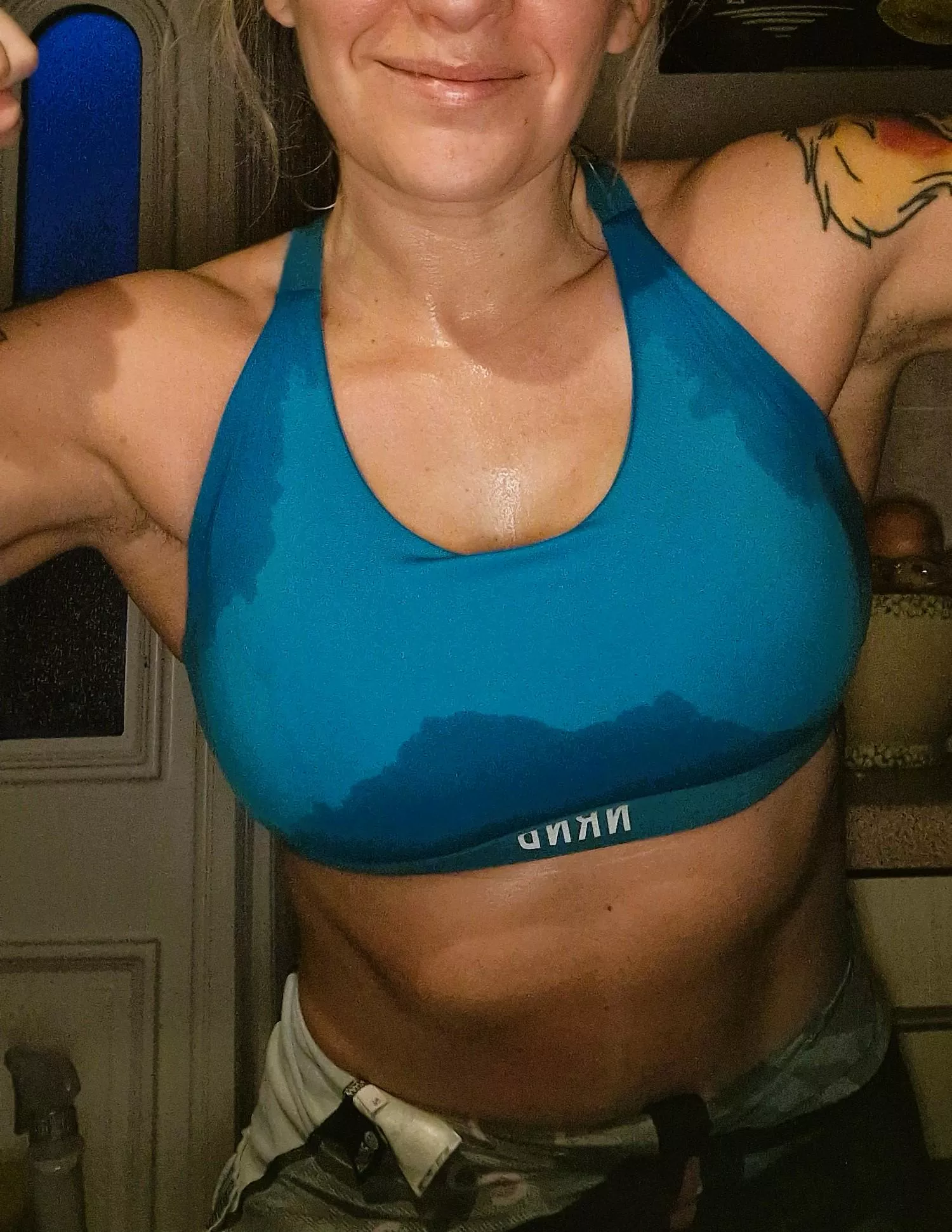 Happy Weekend you fucking gods and goddesses!! Love my sweat crew posted by ironman-single-mama
