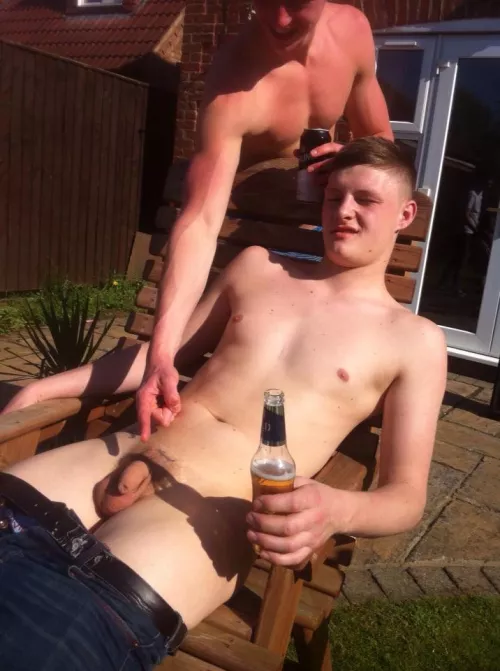 he only wants to sunbathe by Organic-Map-9436