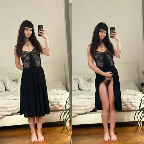 if im your goth gf, just know ill never wear panties on our dates by claudianimhrucu