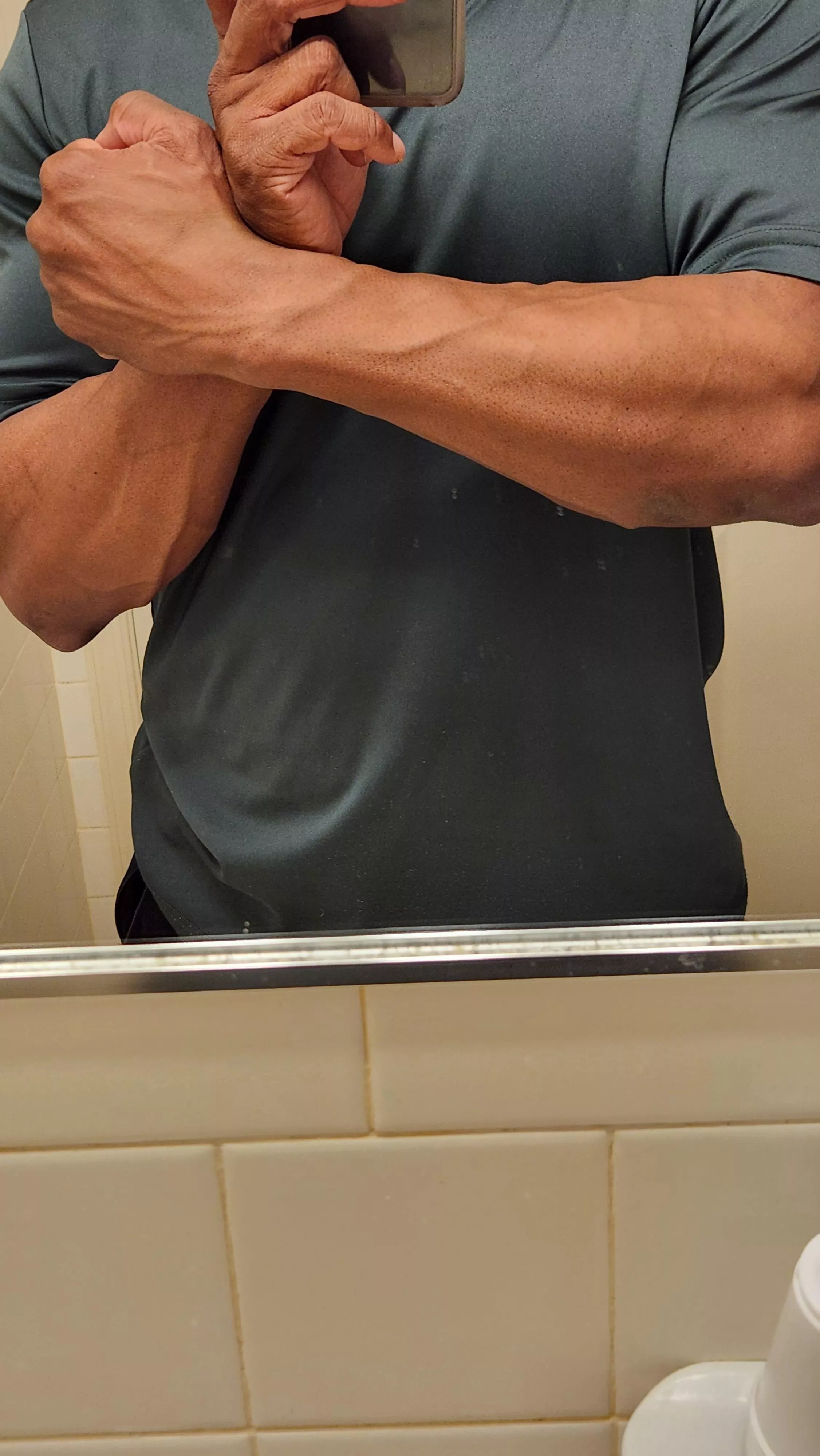 Is two forearms better than one? posted by Sepia_Slugger