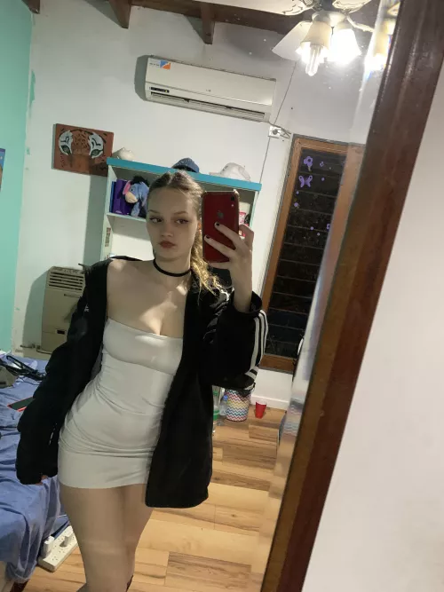 Just turned 18 and still really new here, you'd let me go out like this? by ClothesReasonable768
