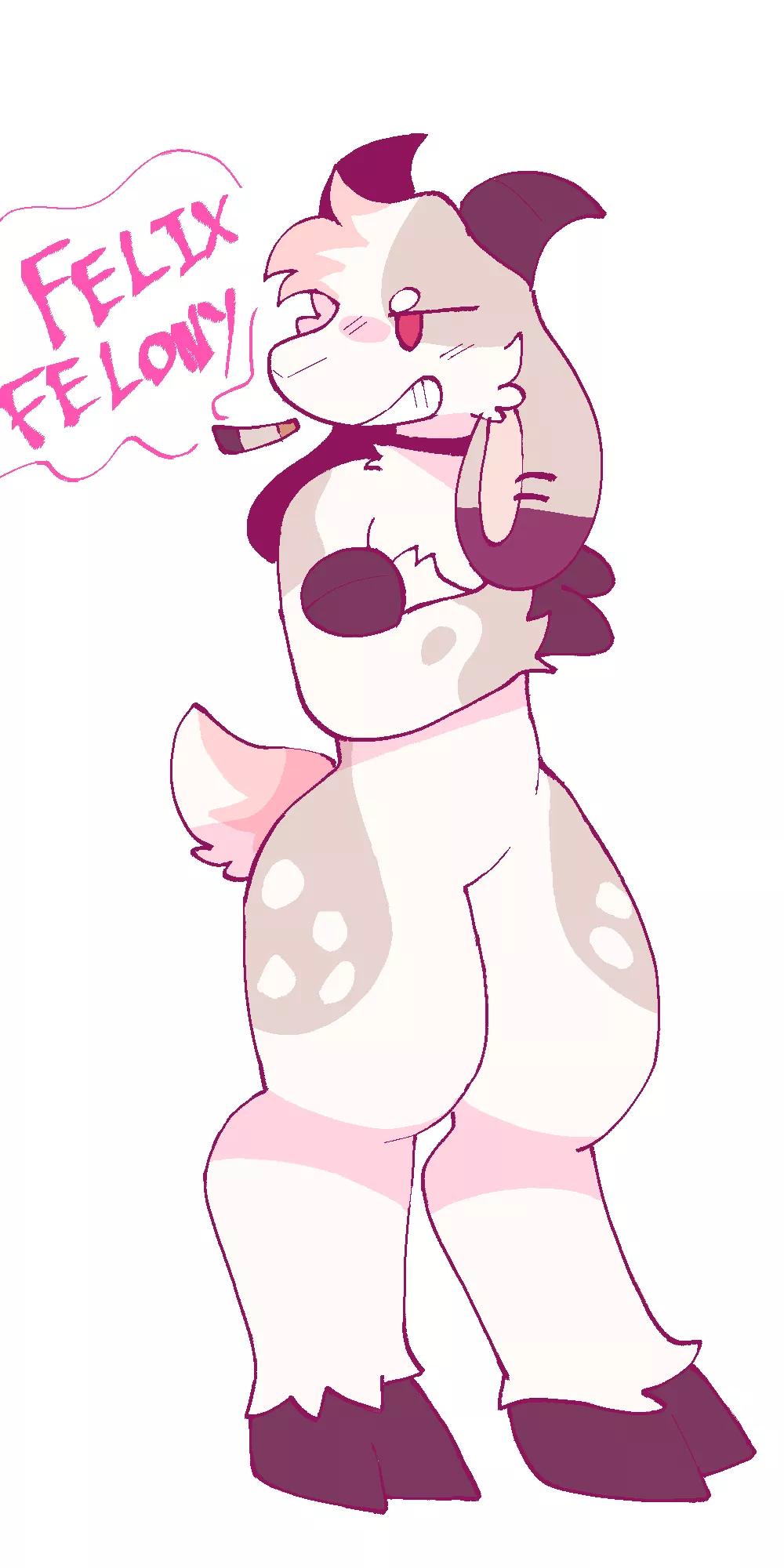 make assumptions about my fursona and I'll tell you if you guessed right! (art by me) posted by felonygoat