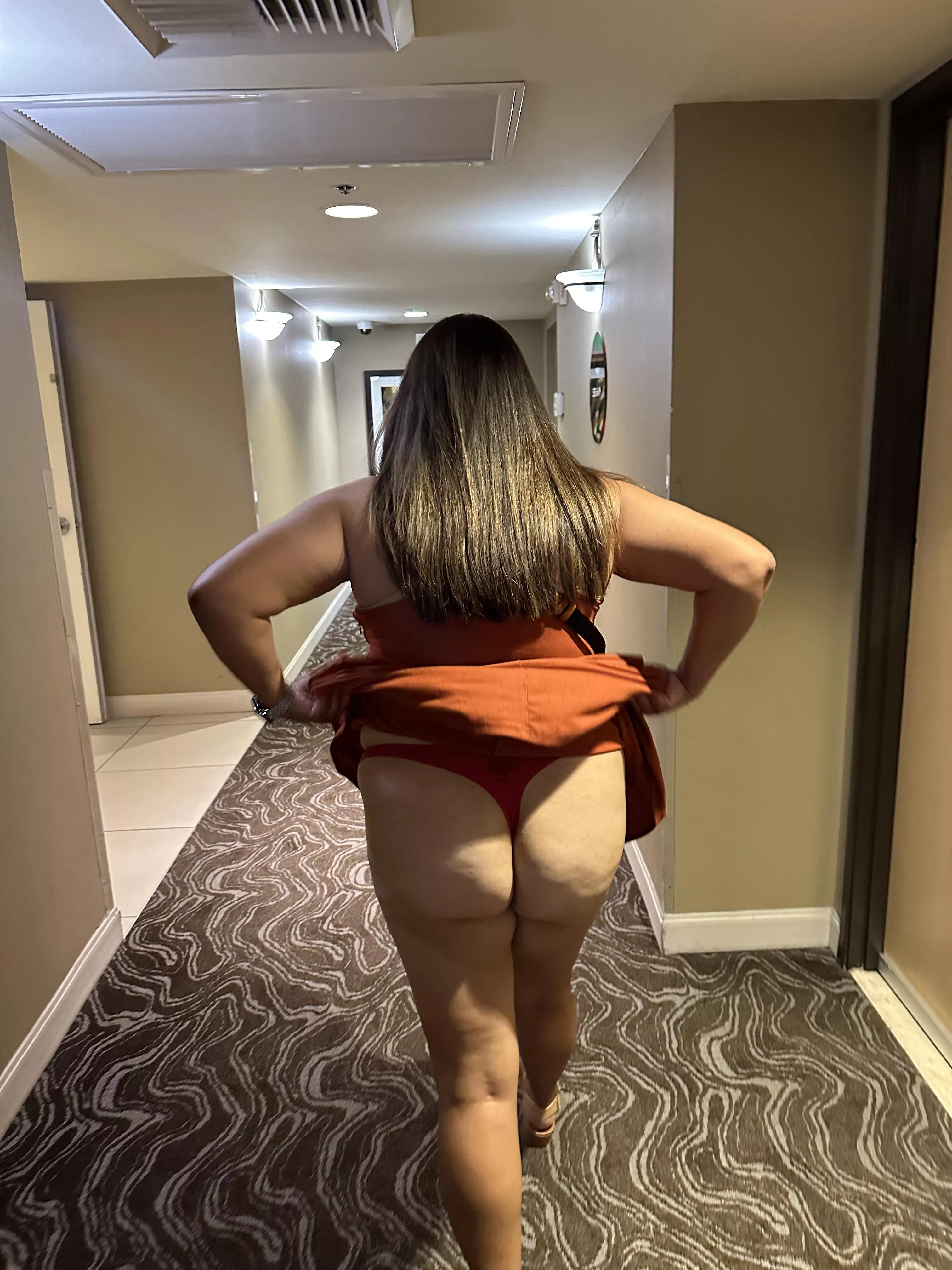 Milf wife loves to show her phat ass off. She’s 42 posted by westtexascowboy81