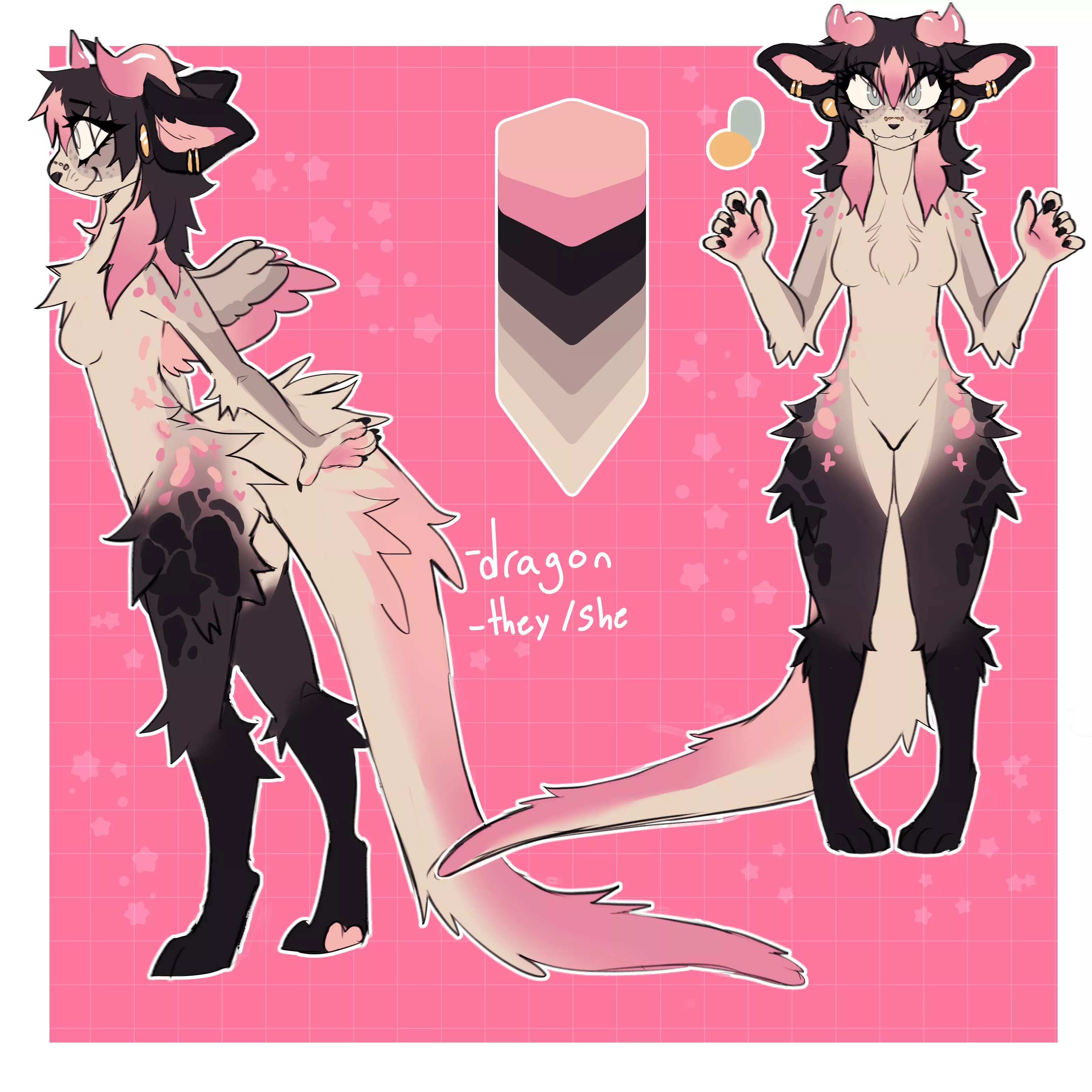 New fursona :) (art by me) posted by sillyolmii