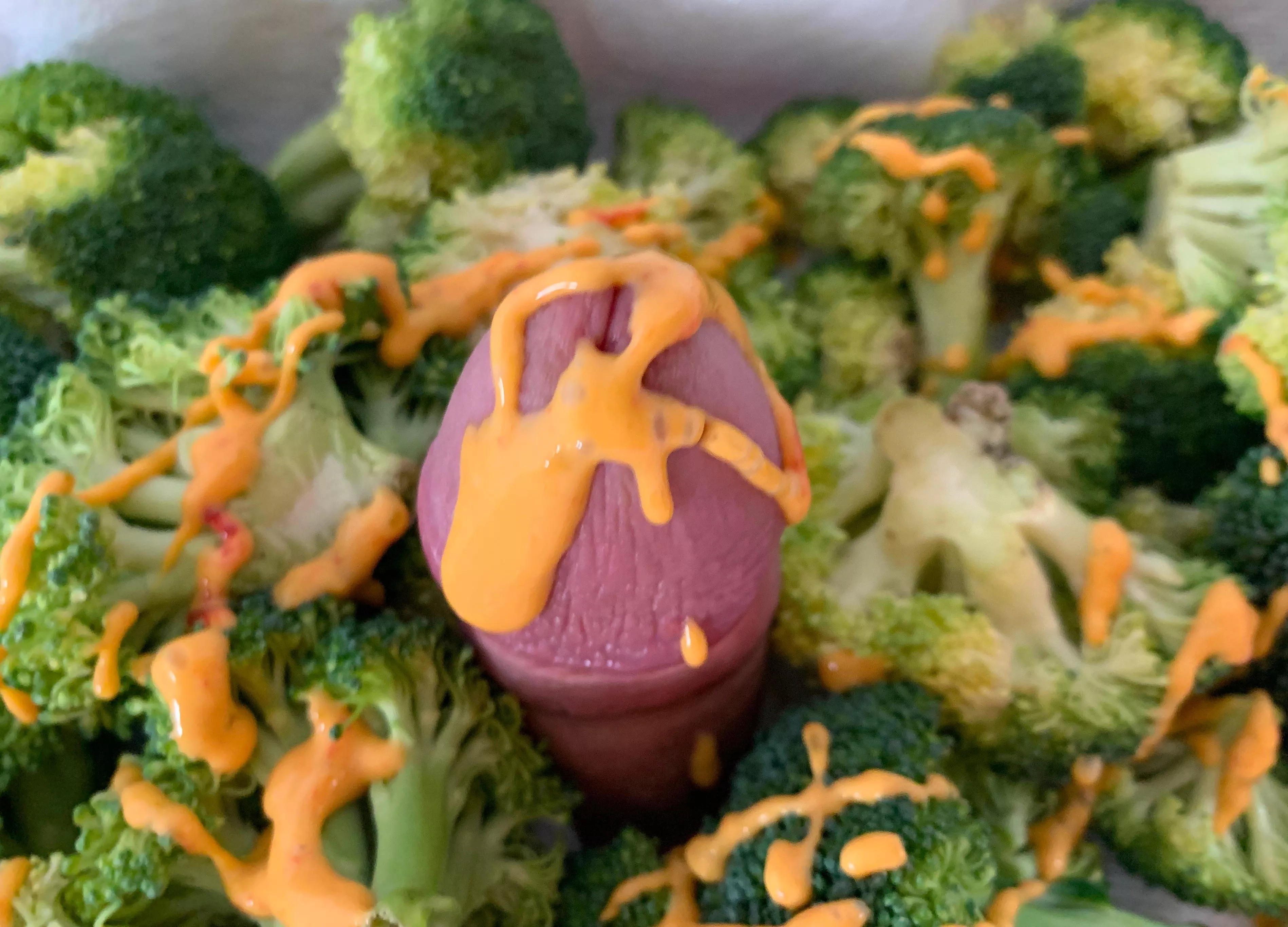 (oc) Broccoli & Cheese Surprise! posted by smallsmile4fun