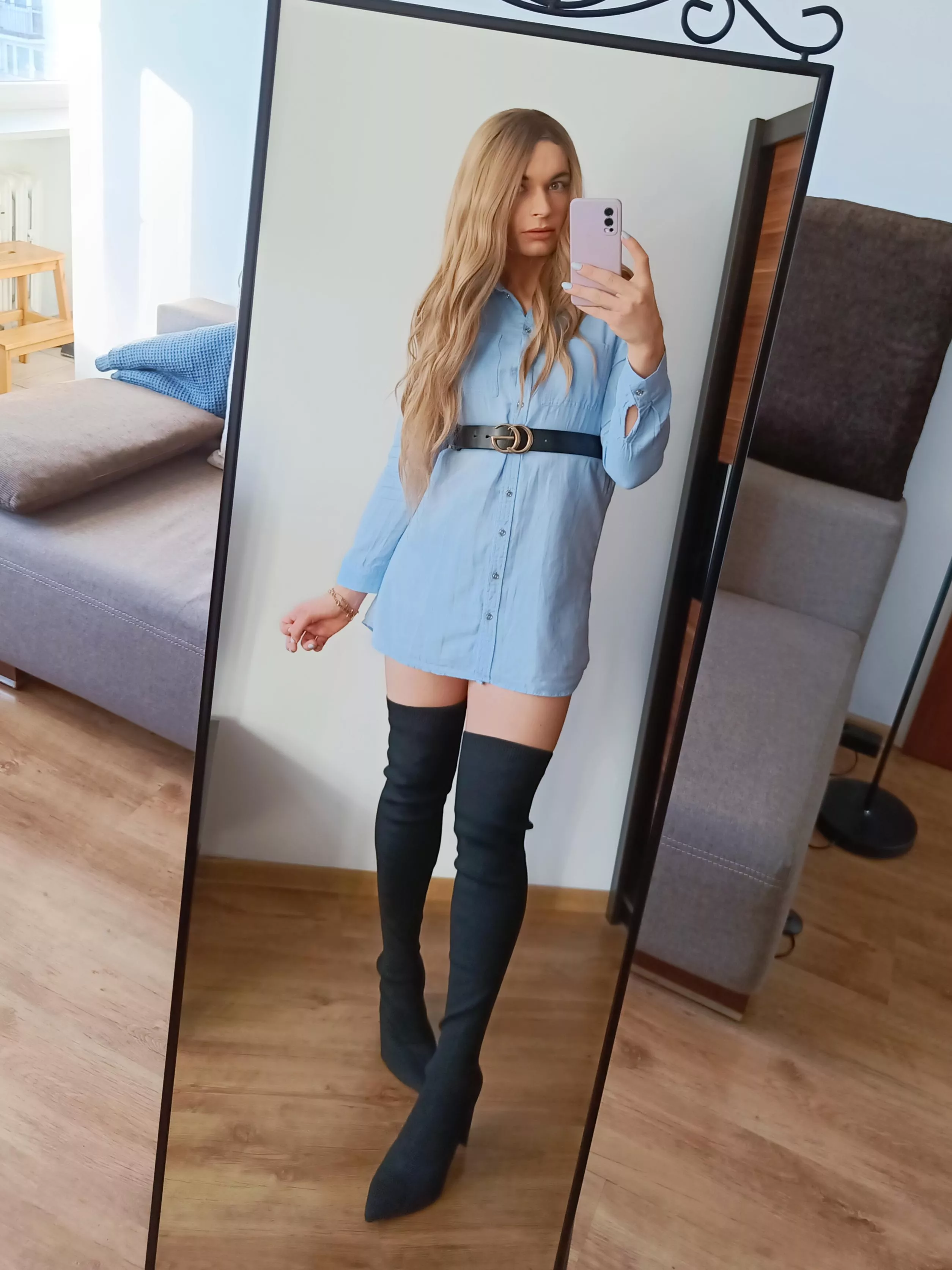 Ok this dress might be just a tiny bit too short 😅 posted by Alice__CD