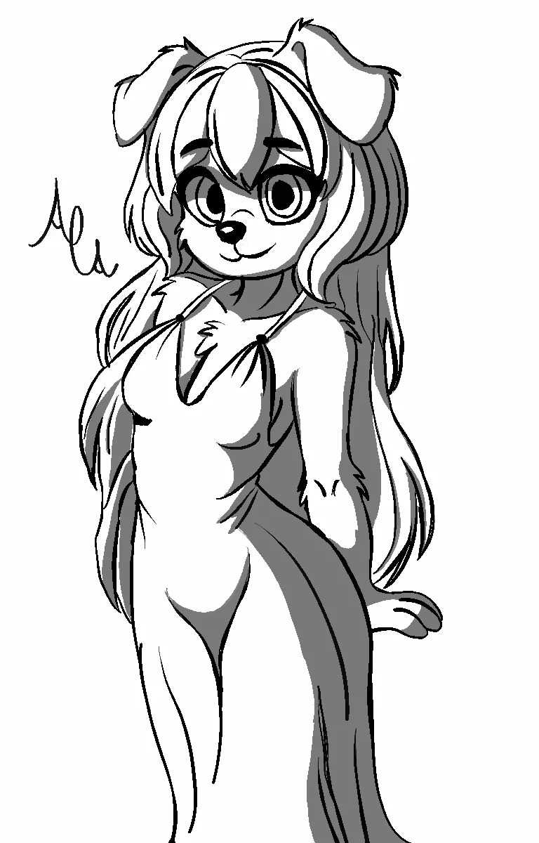 puppy sketch [By Me] posted by TheAnimAddict