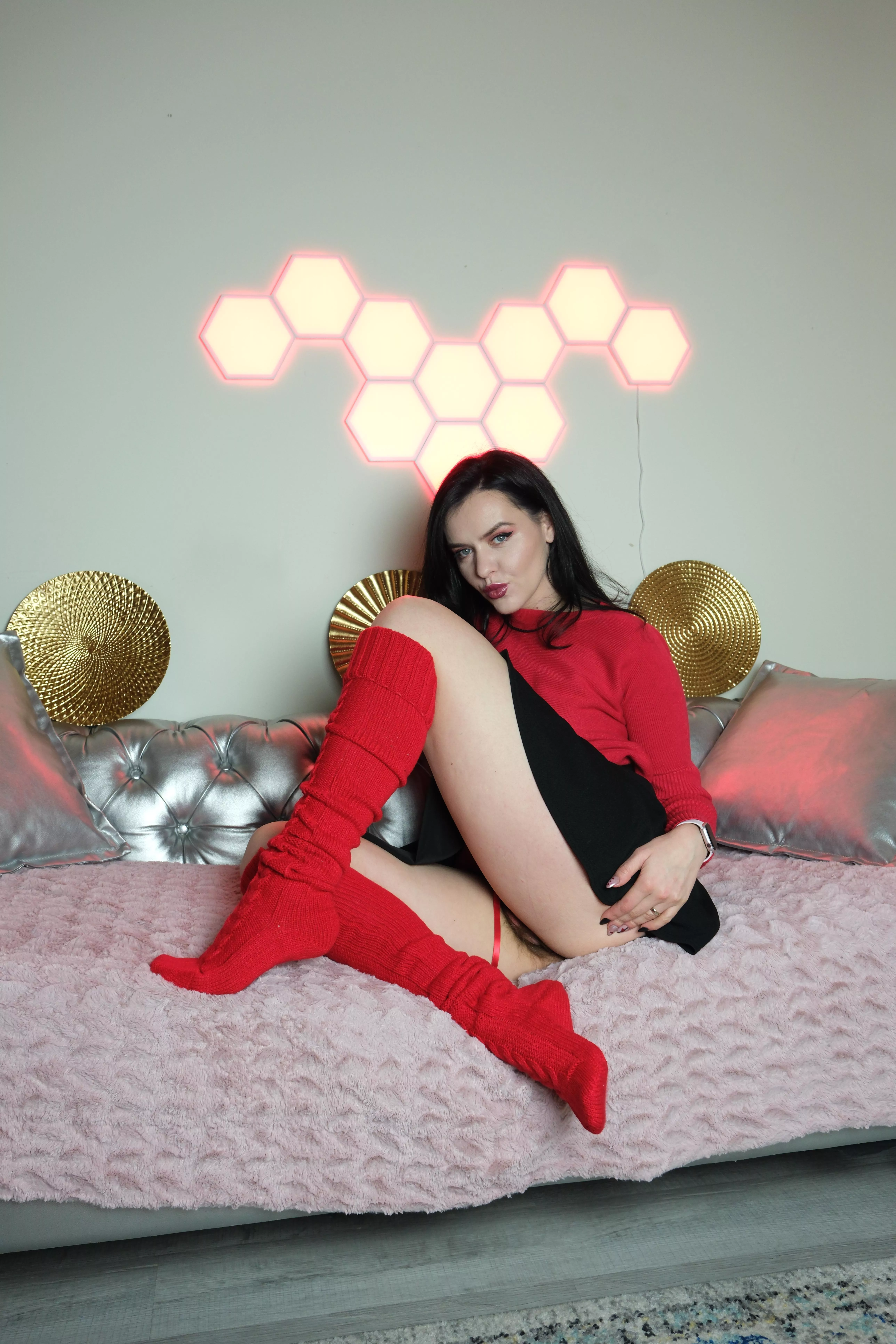 Would you like me to keep the socks on or off? (F) posted by magick_babe