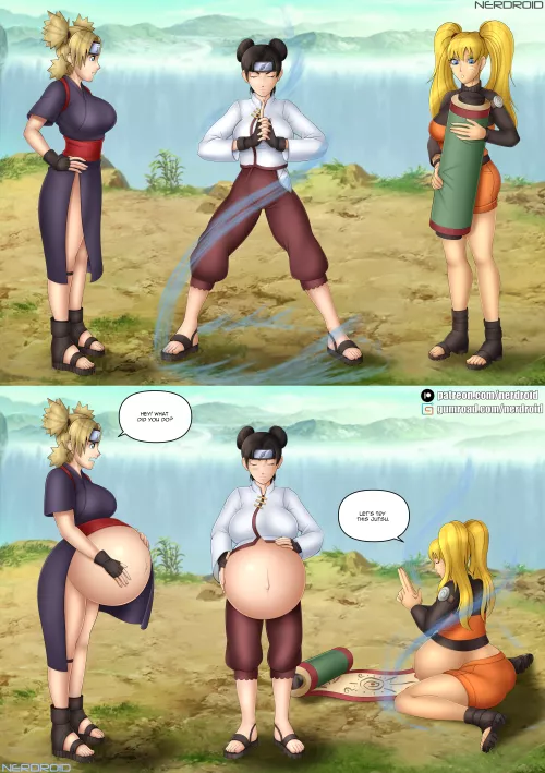 A New Pregnancy Jutsu - Part 1 & 2 by Ner-Droid
