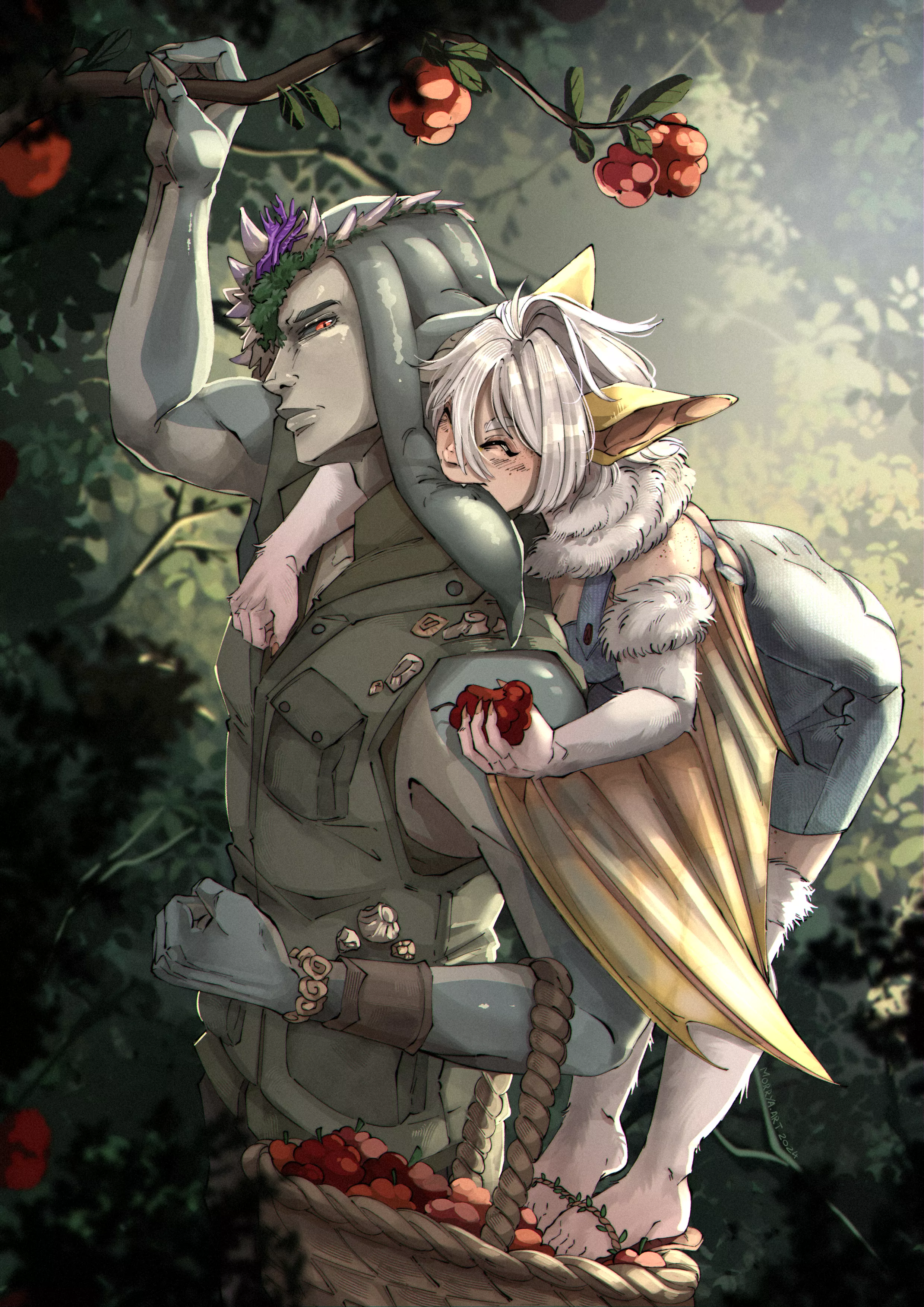 An interesting monster pair i got the opportunity to draw recently posted by MorryaArt