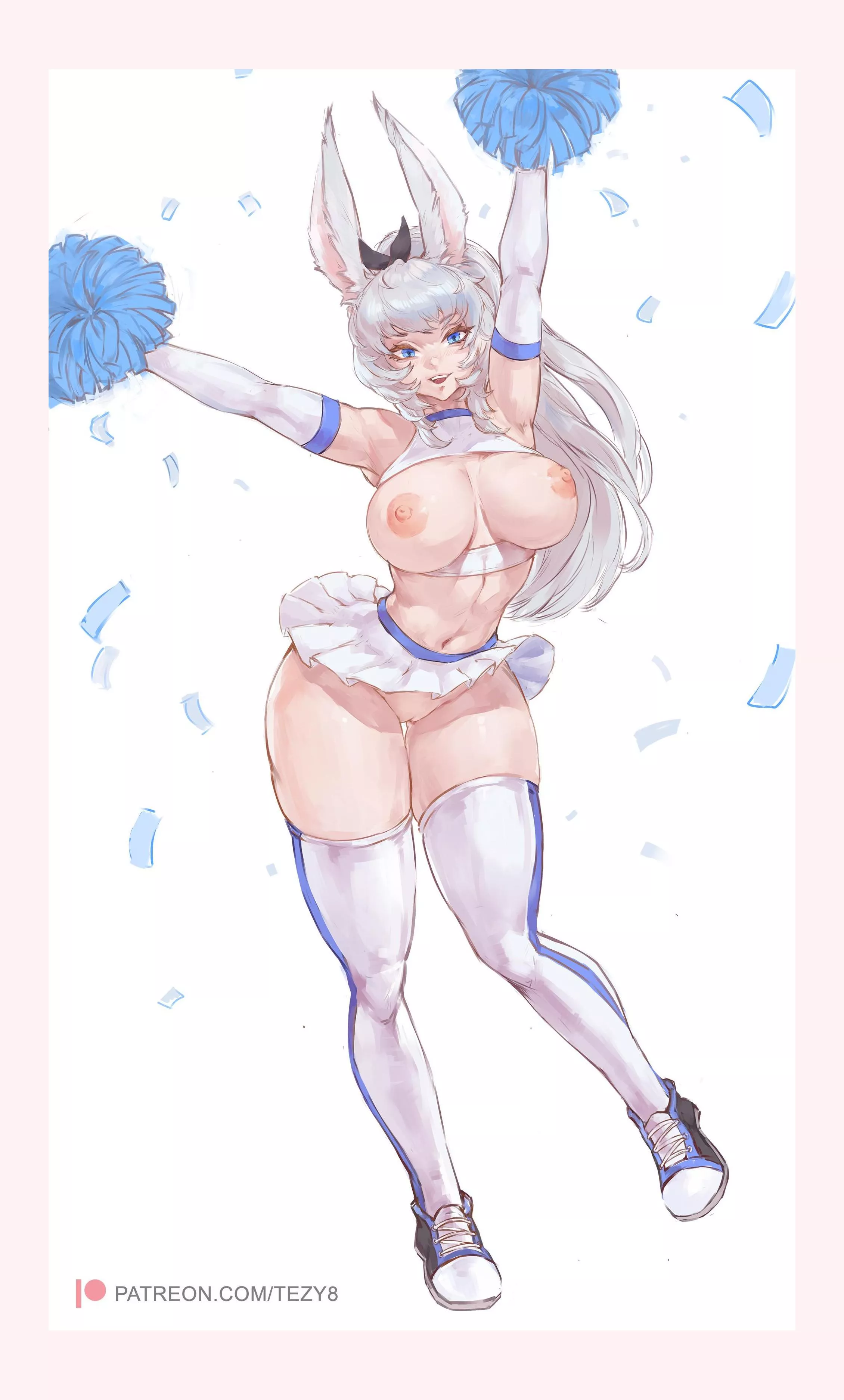 Bunny girl is a cheerleader! posted by CryptographerOld592