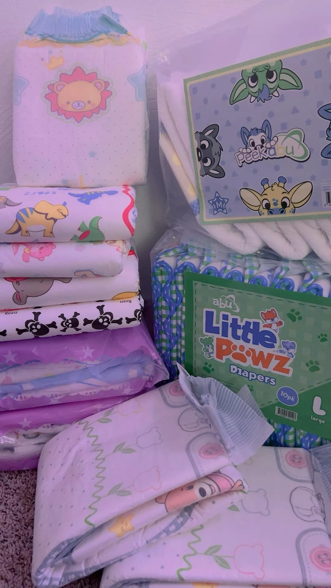 Diaper collection! posted by littlestbear_offical