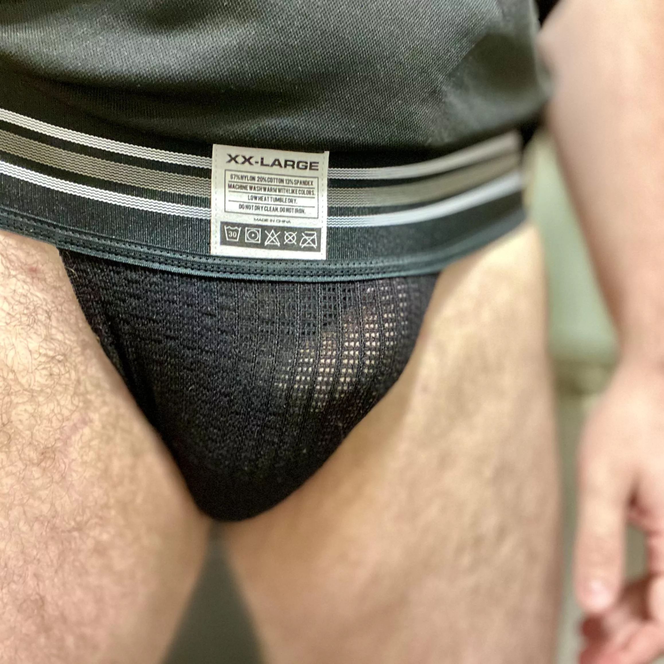 First time using a jockstrap, not much left for your imagination I guess 😅 posted by mierdasvarias827