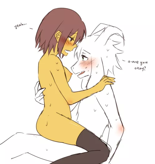 [Frisk/Asriel] Wholesome (Unknown Artist) by Comfortable-Fox343