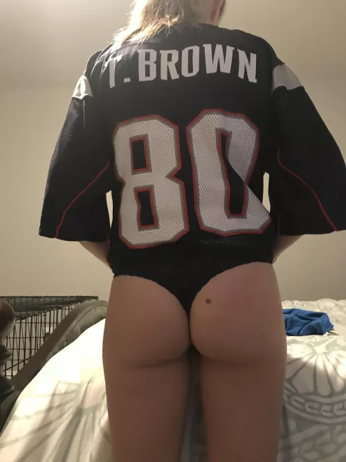 Good to still see one NE Jersey on Super Bowl Sunday by brianboitano89