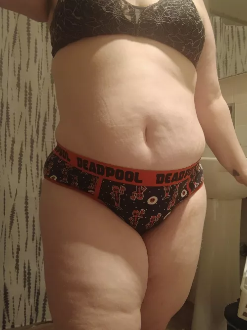 Had to pull out my Deadpool panties in anticipation for the trailer drop today by sweetscheeky96