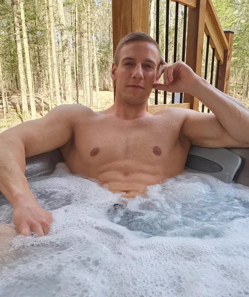 Hot tub anyone 😏..? by John_fitness91