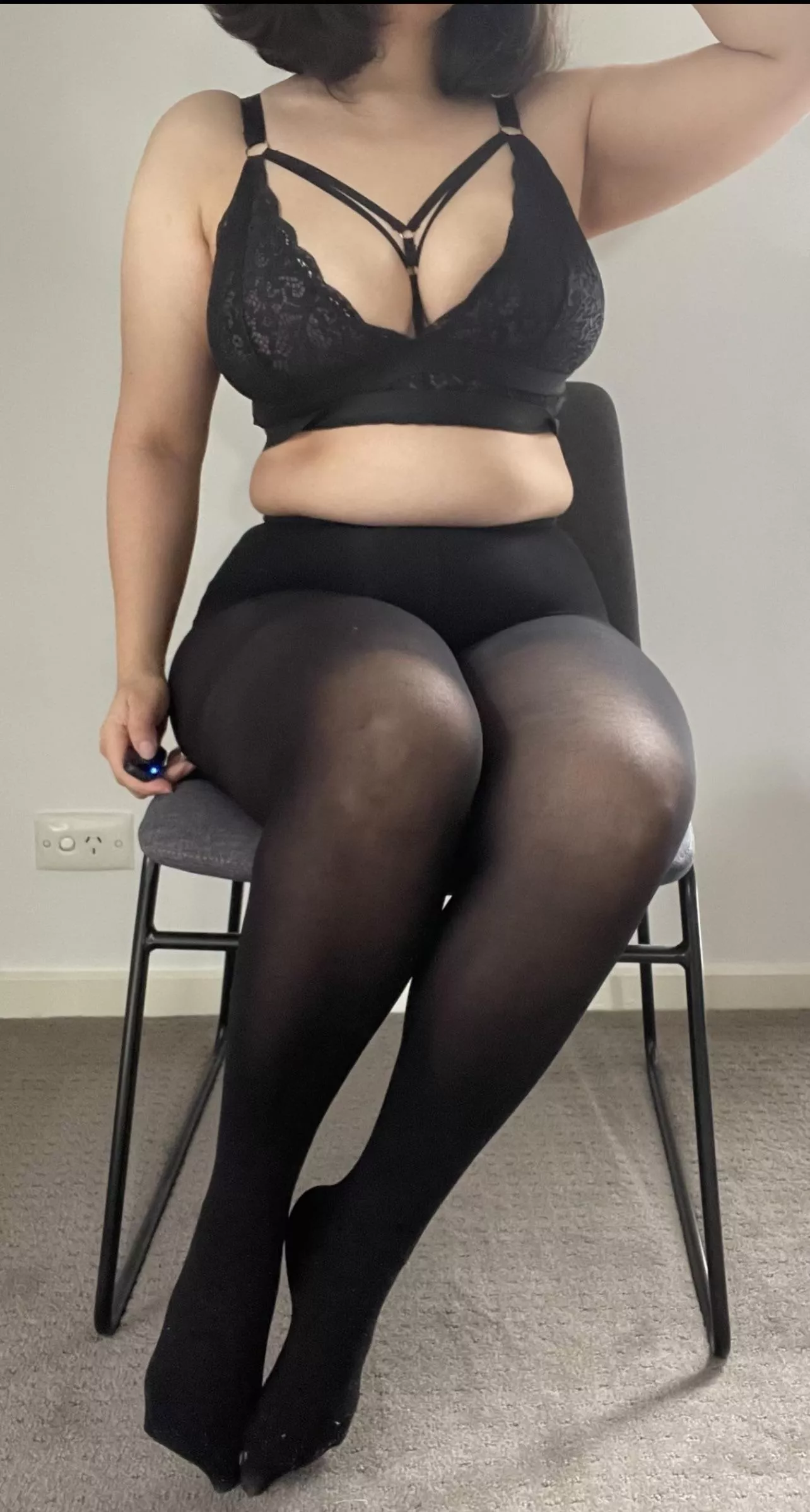 Is the pantyhose on or off babe? posted by Lady_KittenBunny