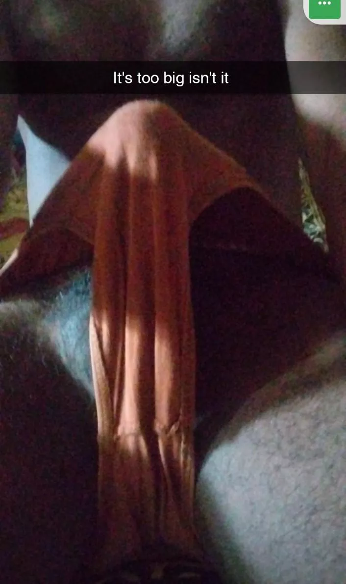 It's too big isn't it? posted by Fit-ML-guy