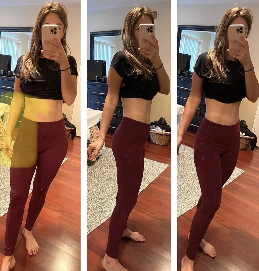 Love wearing something like this to the gym on work trips because it’s easy to say “your place or mine” and send hubby pics and vids from it getting covered in cum and wet. I mean, what else are work trips for? posted by tjbabufrik1