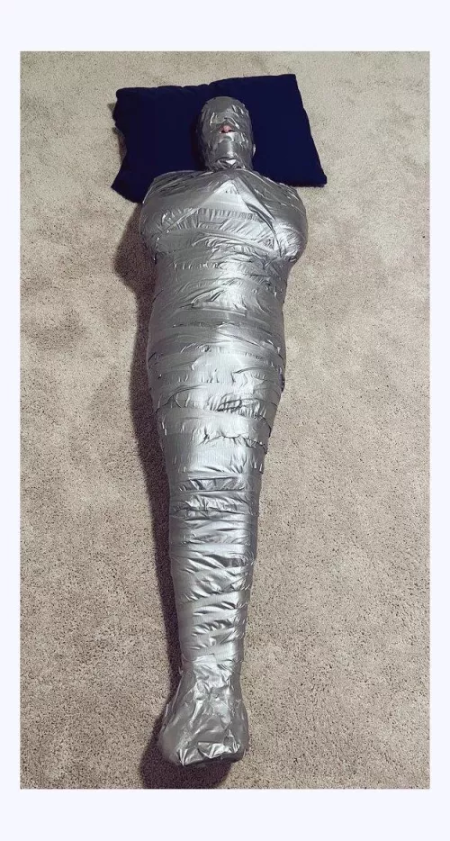 Me mummified arms crossed-style a couple days ago! It was definitely tight 😈 by Effective-Town1197