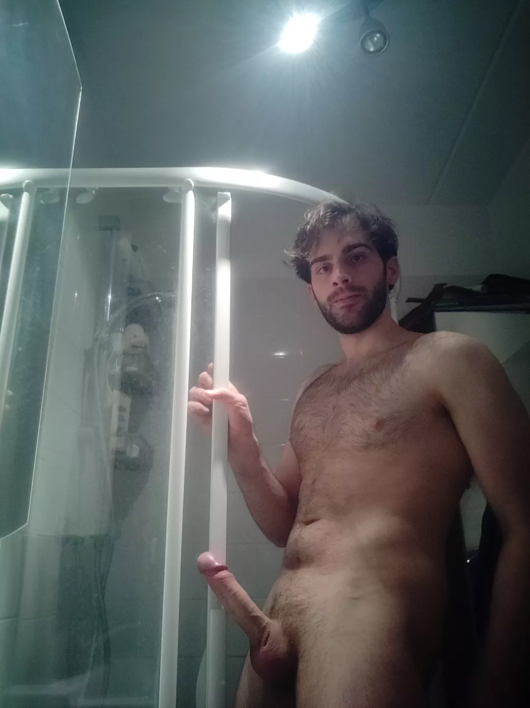 My partner is working. Who's keeping me company in the shower? posted by ThickJazz