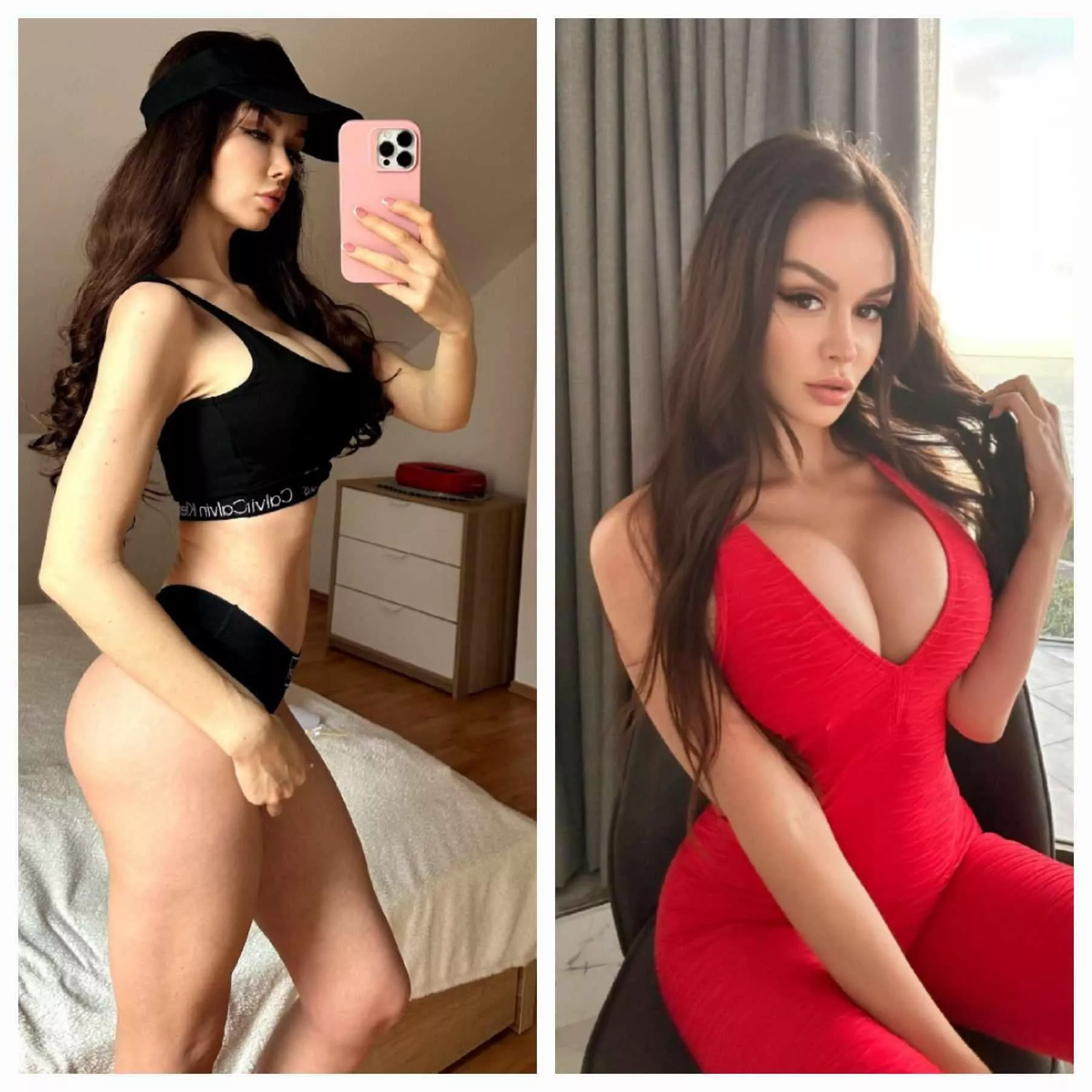 Not too much difference, just the boobs posted by MissCataleyaRivers