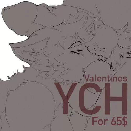 NSFW VALENTINE YCH COMMISSION OPEN! (Artist: @plasmafurrs on Twitter) by tipsyvsart