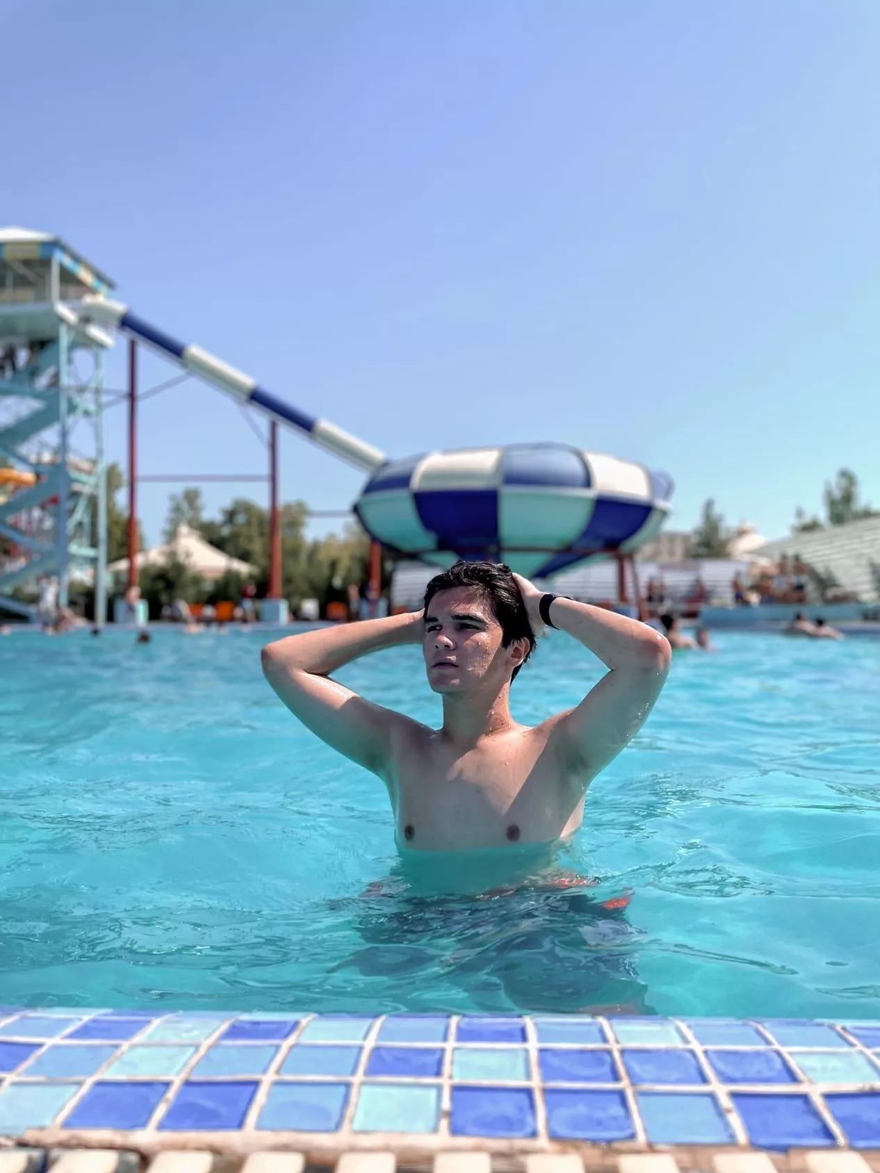 prefer a home pool or a water park ? posted by MikkieGrayy