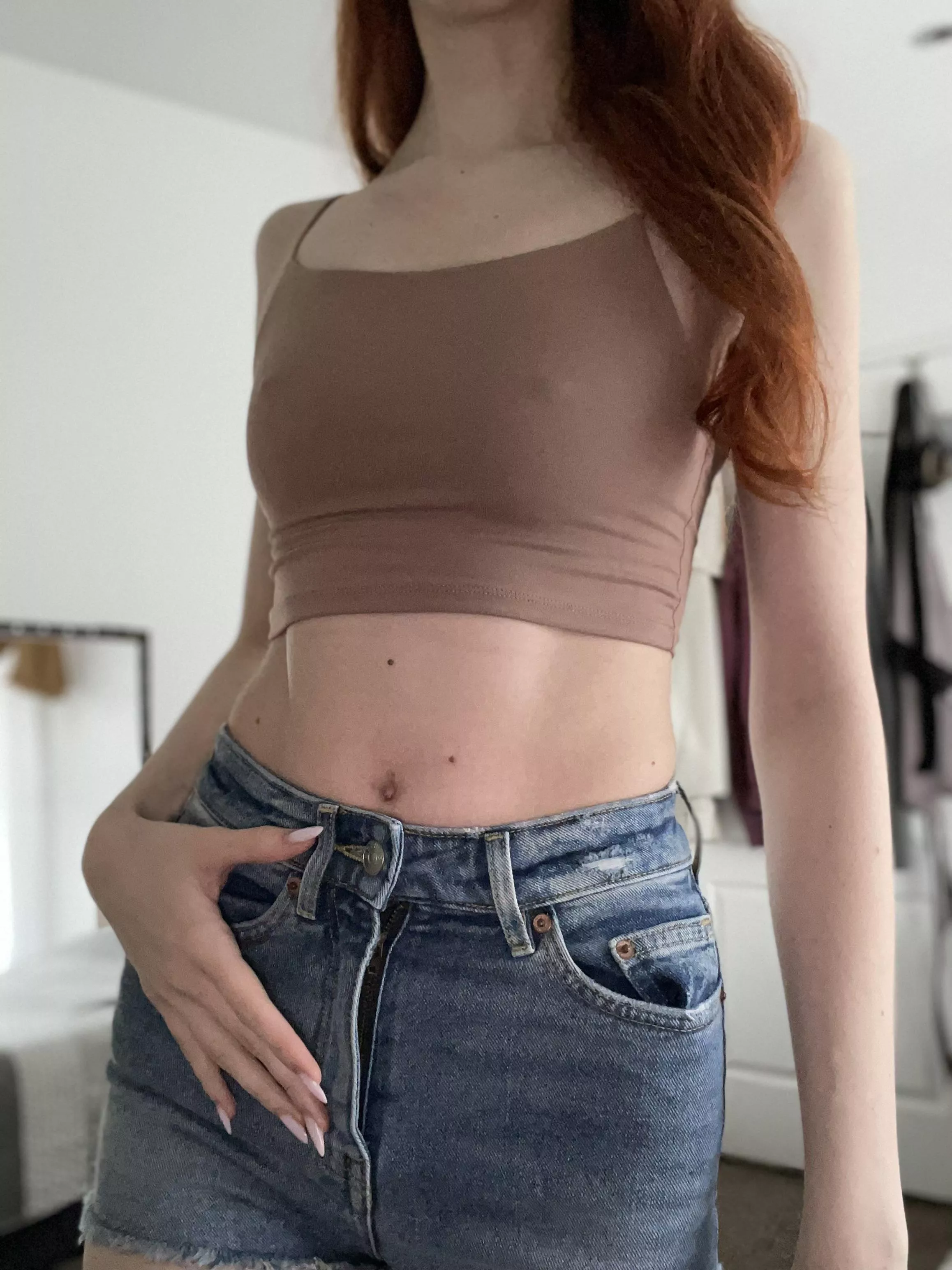 This top never needs a bra posted by long-legzzz