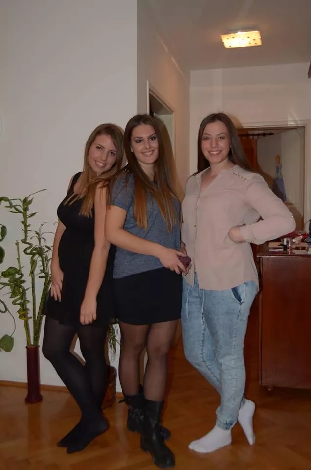 Three friends posted by minkoil81