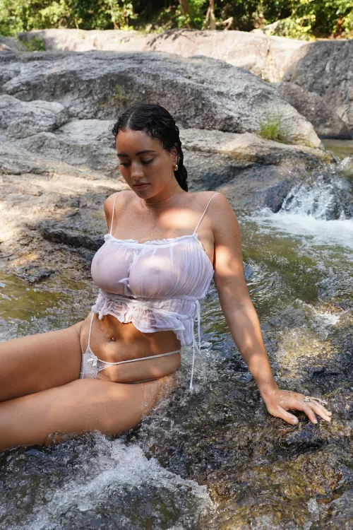 Wet clothes look even more revealing by coldgusto984